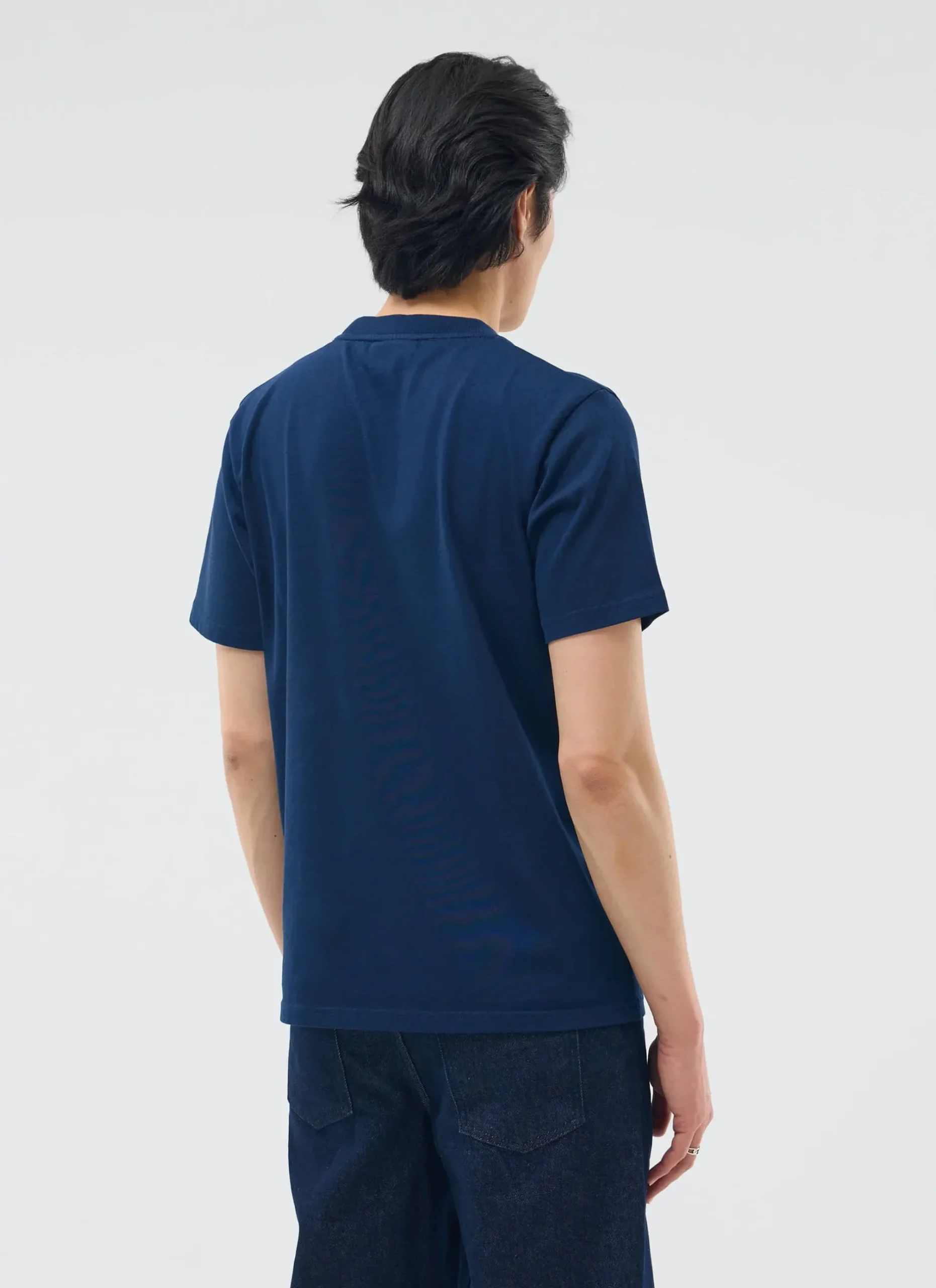 Percival Regular Fit T-Shirts^Perci Chainstitch T Shirt Navy