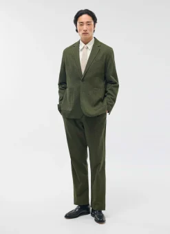 Percival Straight Leg Trousers|Race Day Suits^Pleated Tailored Trouser Forest