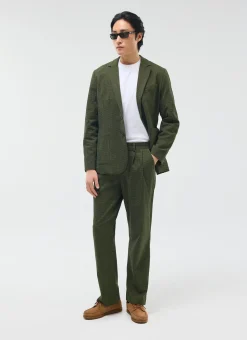 Percival Straight Leg Trousers|Race Day Suits^Pleated Tailored Trouser Forest