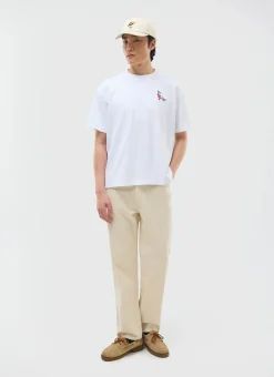 Percival White T-Shirts|Oversized T-Shirts^Pomodoro Oversized T Shirt White