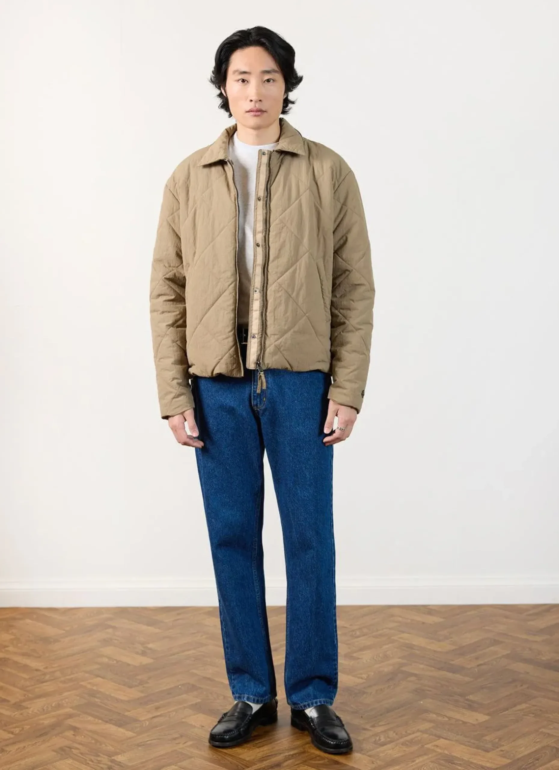 Percival Jackets^Quilted Jacket Beige