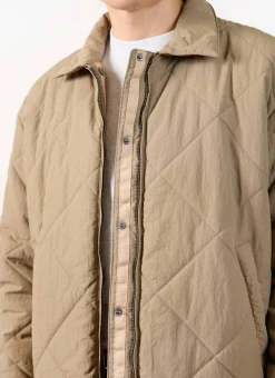 Percival Jackets^Quilted Jacket Beige