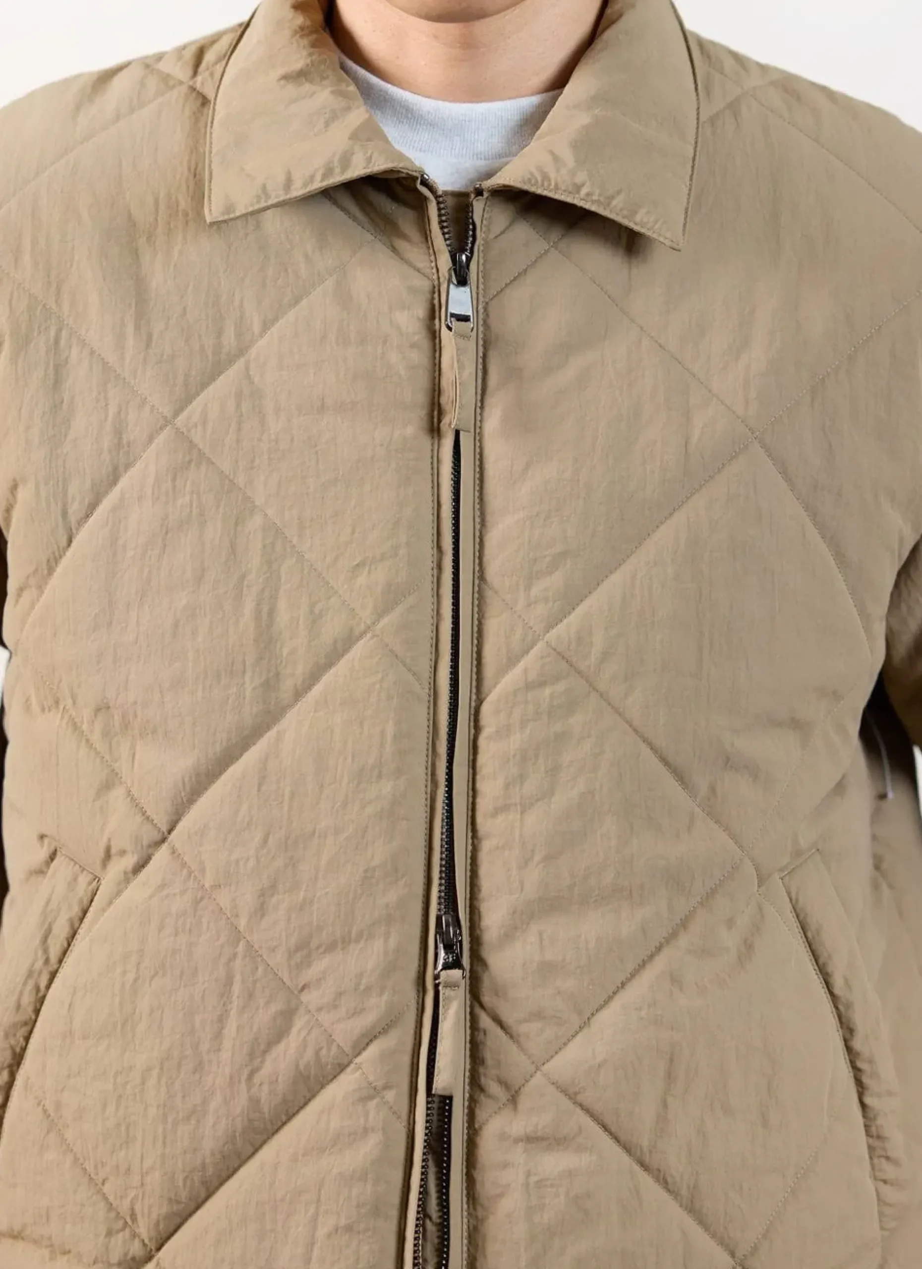Percival Jackets^Quilted Jacket Beige