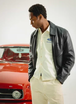 Percival Bomber Jackets^Raceway Bomber Black