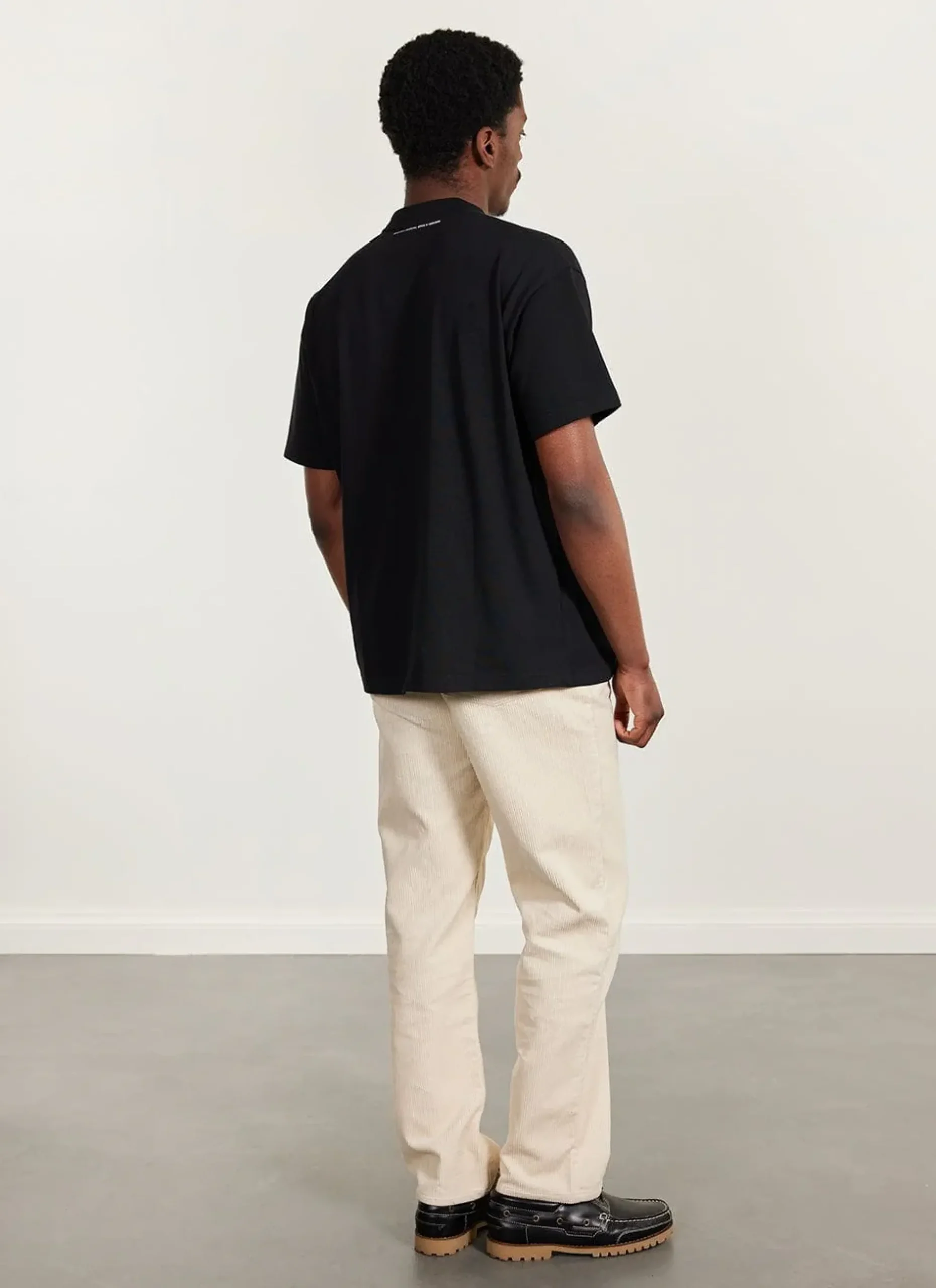 Percival White T-Shirts|Boxy T-Shirts^Radish Oversized Auxiliary T Shirt Black