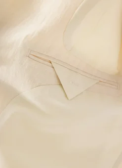 Percival Long Sleeve Shirts|Linen Shirts^Relaxed Linen Overshirt Cream