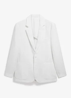 Percival Linen Blazers & Jackets|Work Suits^Relaxed Tailored Linen Blazer White