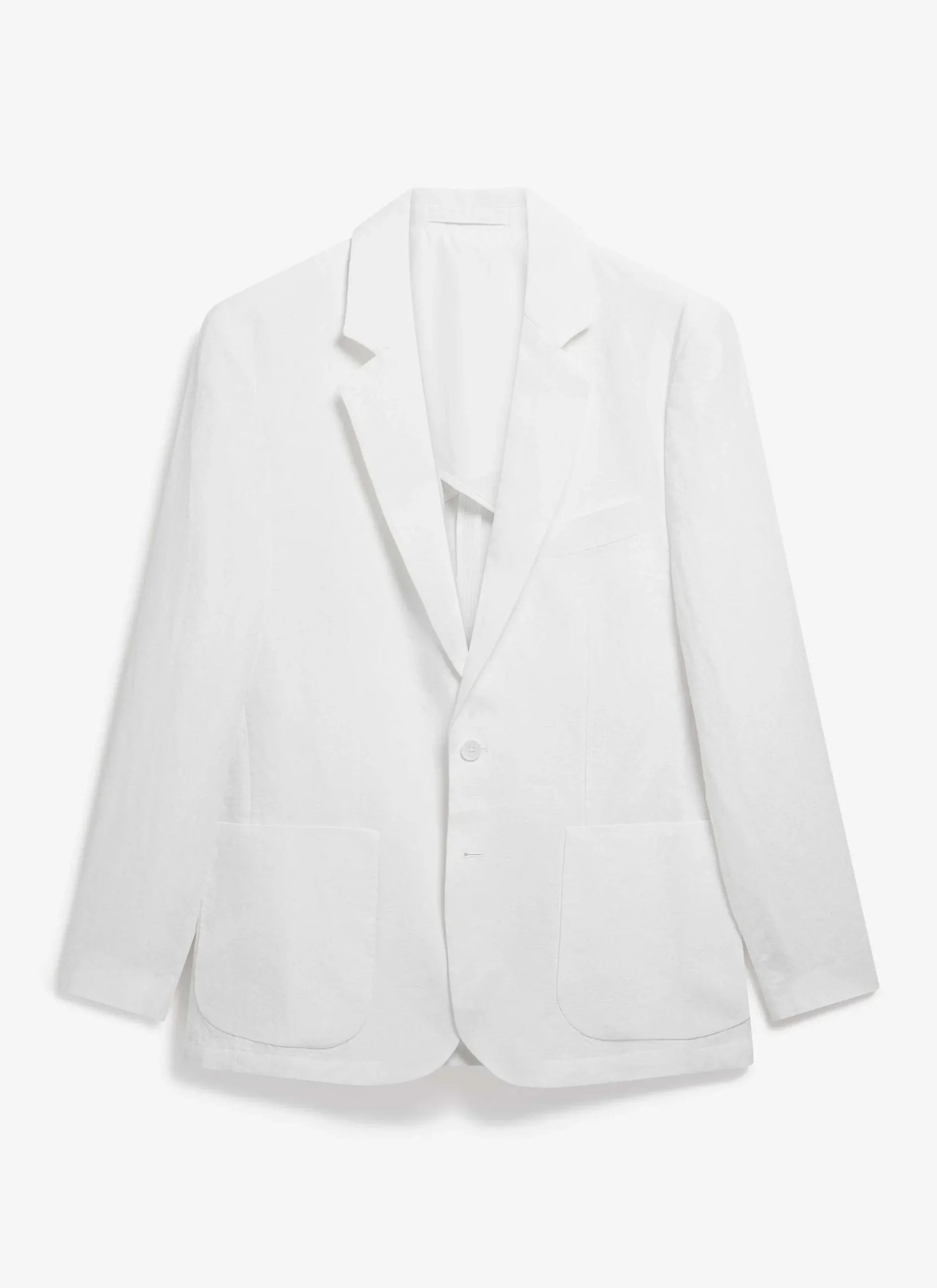 Percival Linen Blazers & Jackets|Work Suits^Relaxed Tailored Linen Blazer White