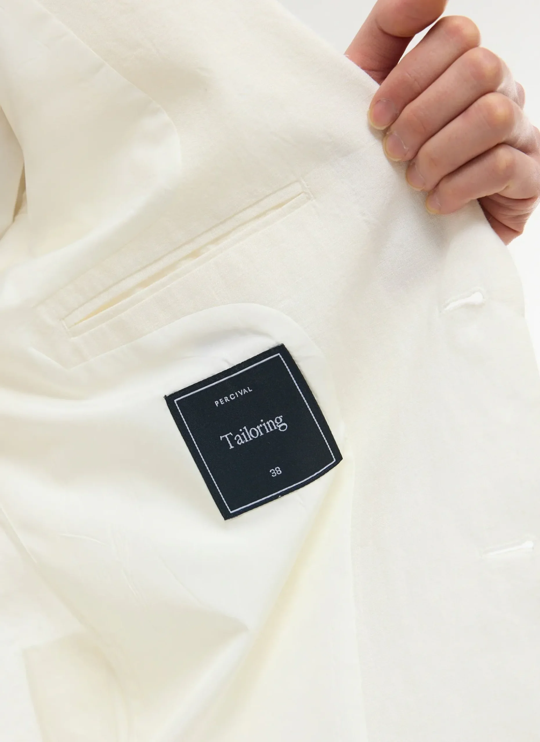 Percival Linen Blazers & Jackets|Work Suits^Relaxed Tailored Linen Blazer White