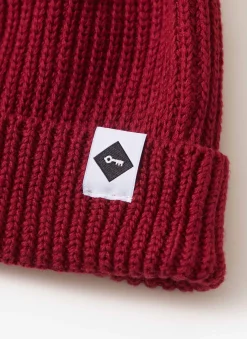 Percival Hats^Ribbed Beanie Brick