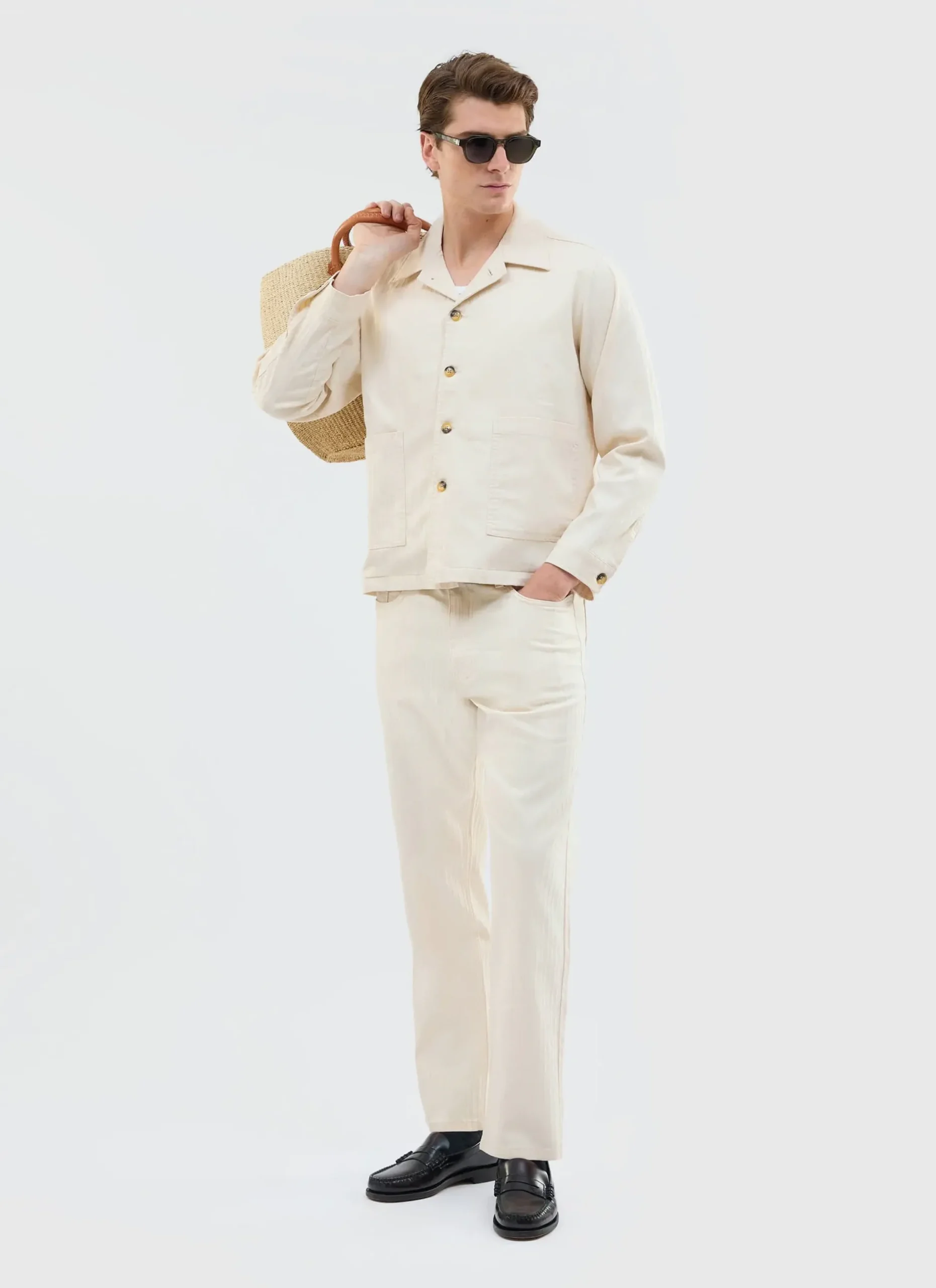 Percival Jackets|Overshirts & Workshirts^Rocco Overshirt Jacket Ecru