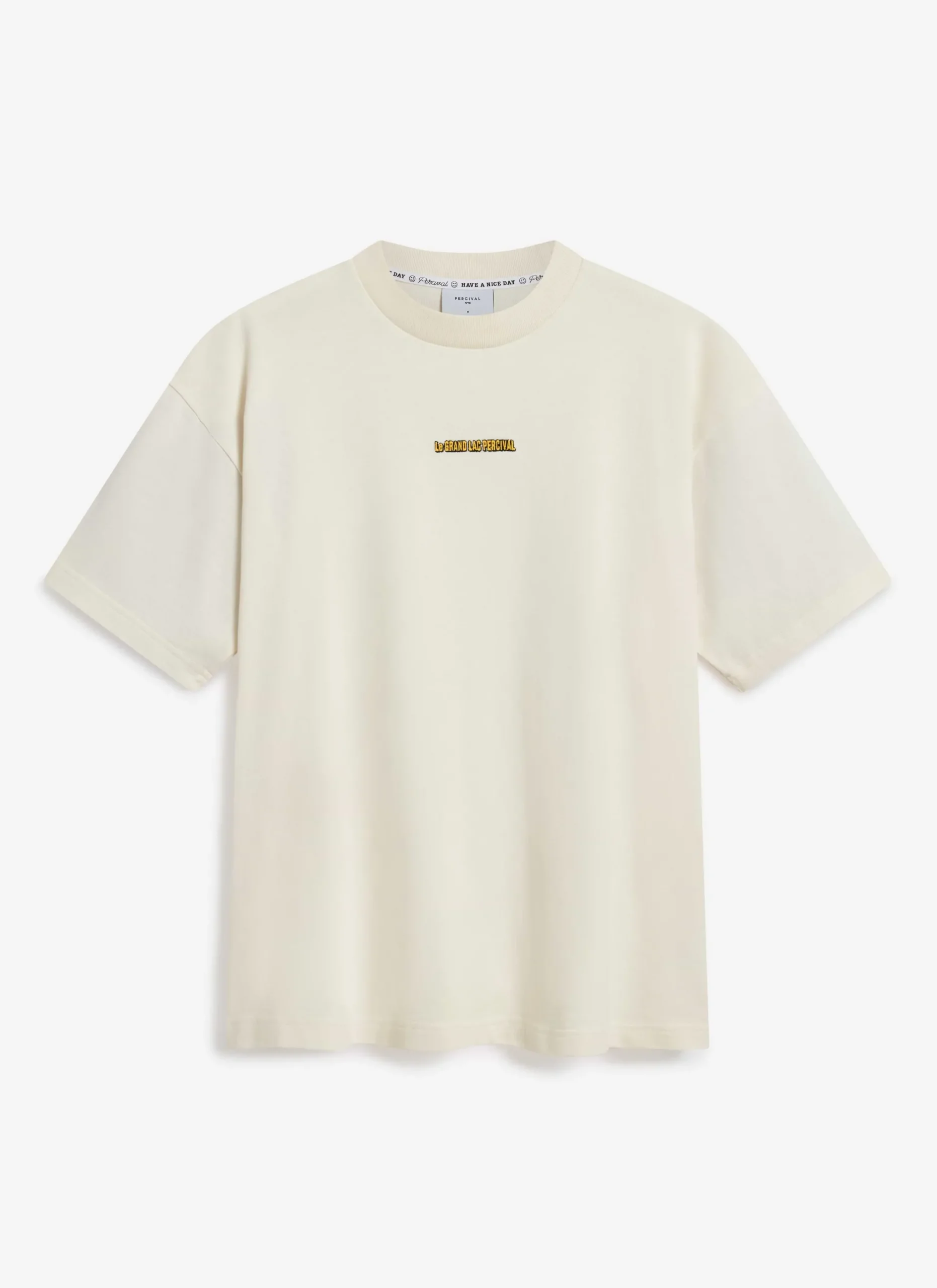 Percival Oversized T-Shirts|Boxy T-Shirts^Sailing Boat Oversized T Shirt Ecru