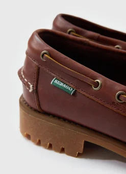 Percival Footwear|Footwear^Sebago Boat Shoe Brown Gum