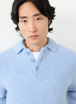 Percival Knitted Shirts|Knitted Polo Shirts & Knitted Shirts^Shugart Jumper Blue