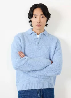 Percival Knitted Shirts|Knitted Polo Shirts & Knitted Shirts^Shugart Jumper Blue