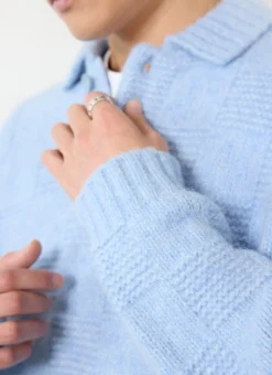 Percival Knitted Shirts|Knitted Polo Shirts & Knitted Shirts^Shugart Jumper Blue