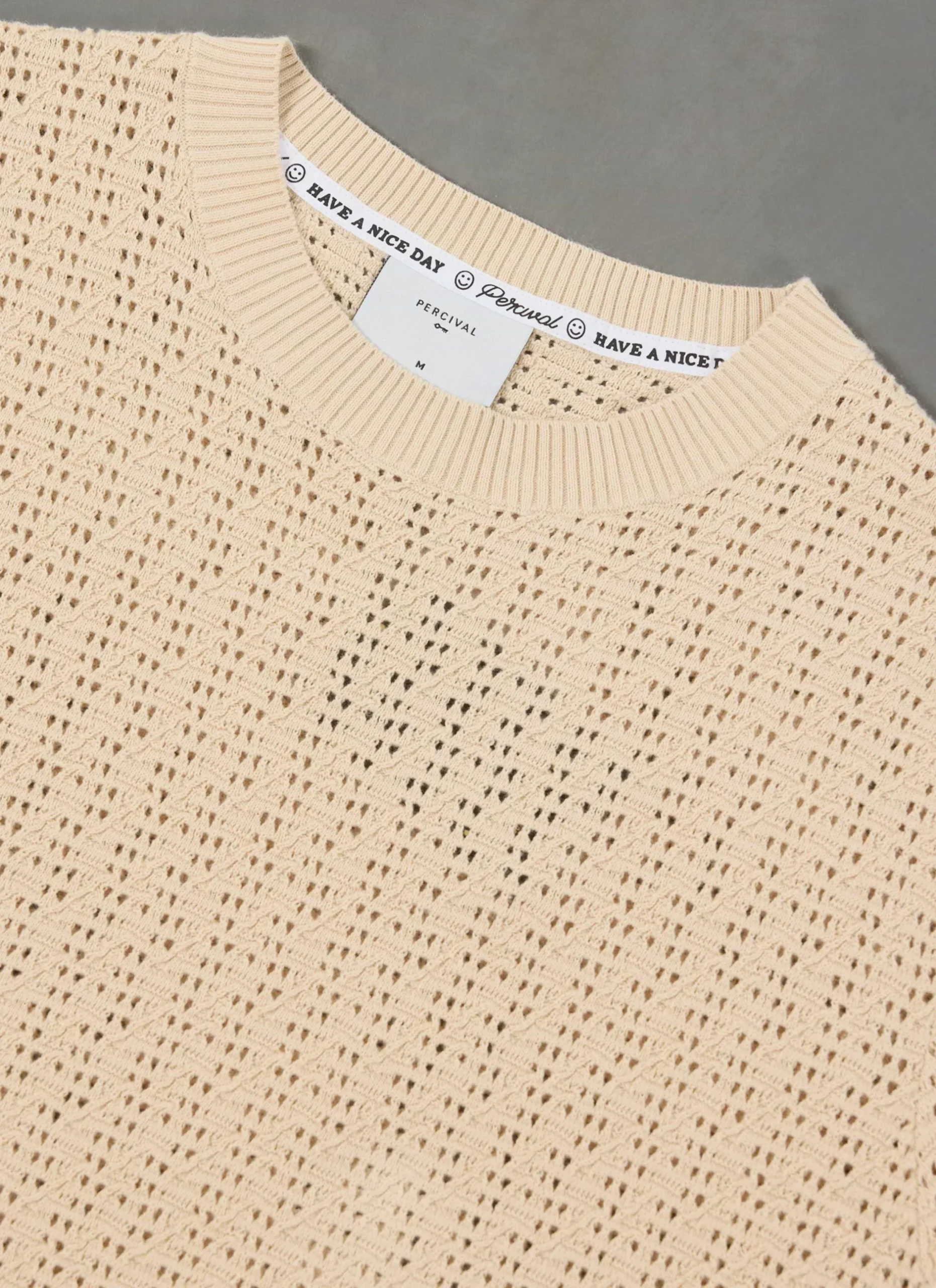 Percival Regular Fit T-Shirts^Siena Knitted T Shirt Ecru