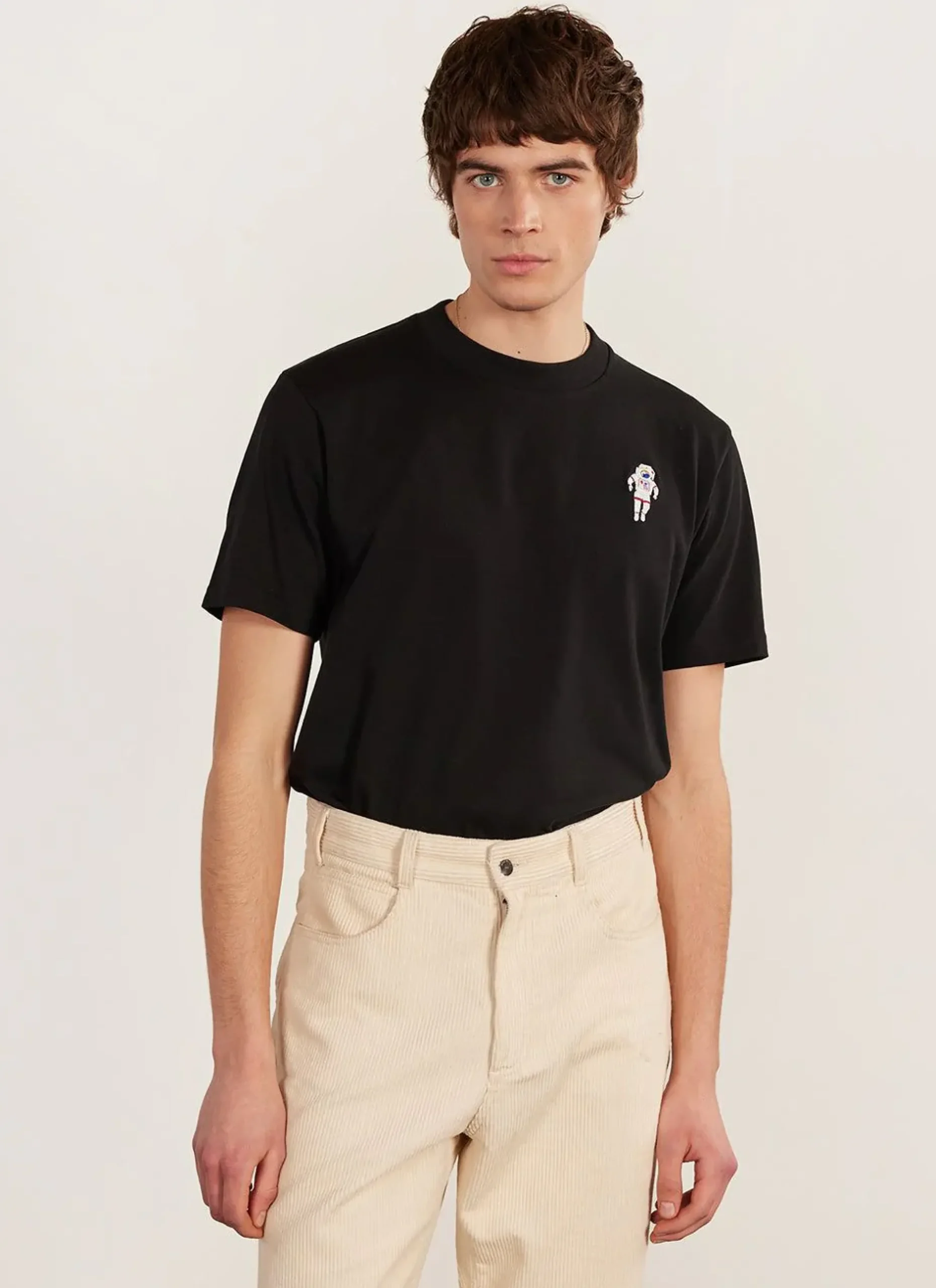 Percival Regular Fit T-Shirts^Spaceman T Shirt Black