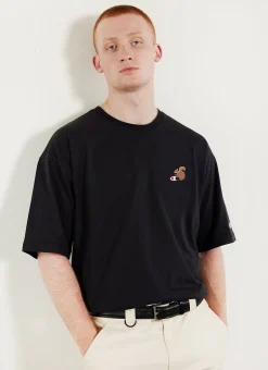 Percival Oversized T-Shirts|Boxy T-Shirts^Squirrel Oversized T Shirt Black