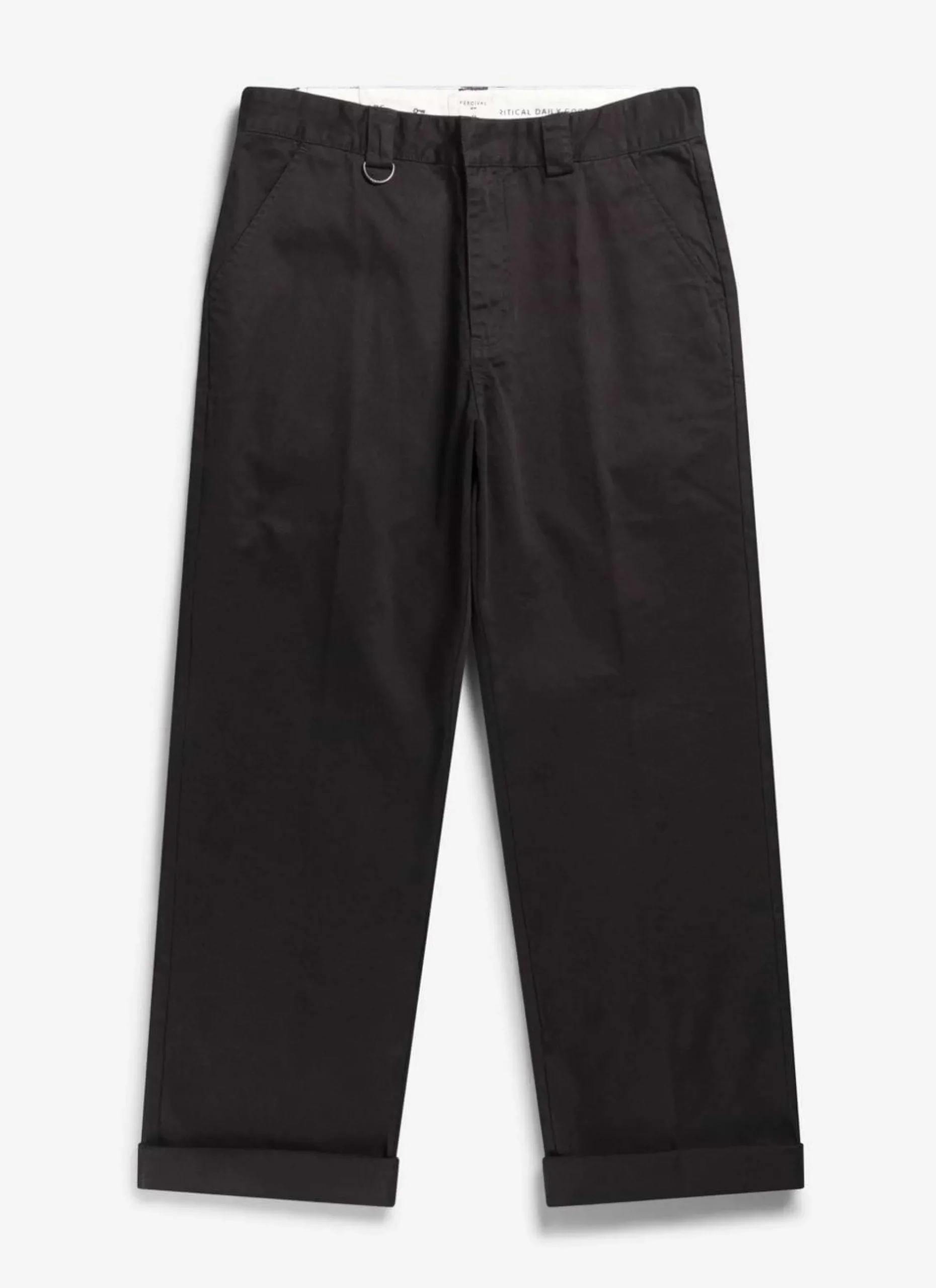 Percival Straight Leg Trousers^Stay Press Trousers Black