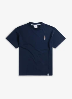 Percival Oversized T-Shirts|Boxy T-Shirts^Stout Oversized T Shirt Navy