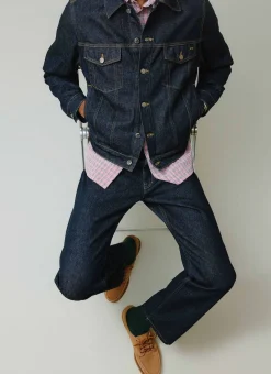 Percival Straight Leg Trousers|Straight Leg Jeans^Straight Leg Denim Jeans Dark Indigo