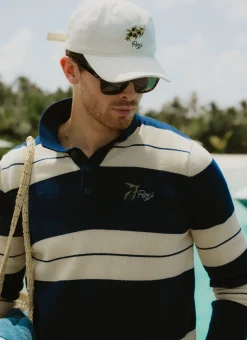 Percival Polo Shirts|Polo Shirts^Striped Polo Navy