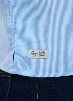 Percival Short Sleeve Shirts^Sunflower Stripe Shirt Blue Stripe
