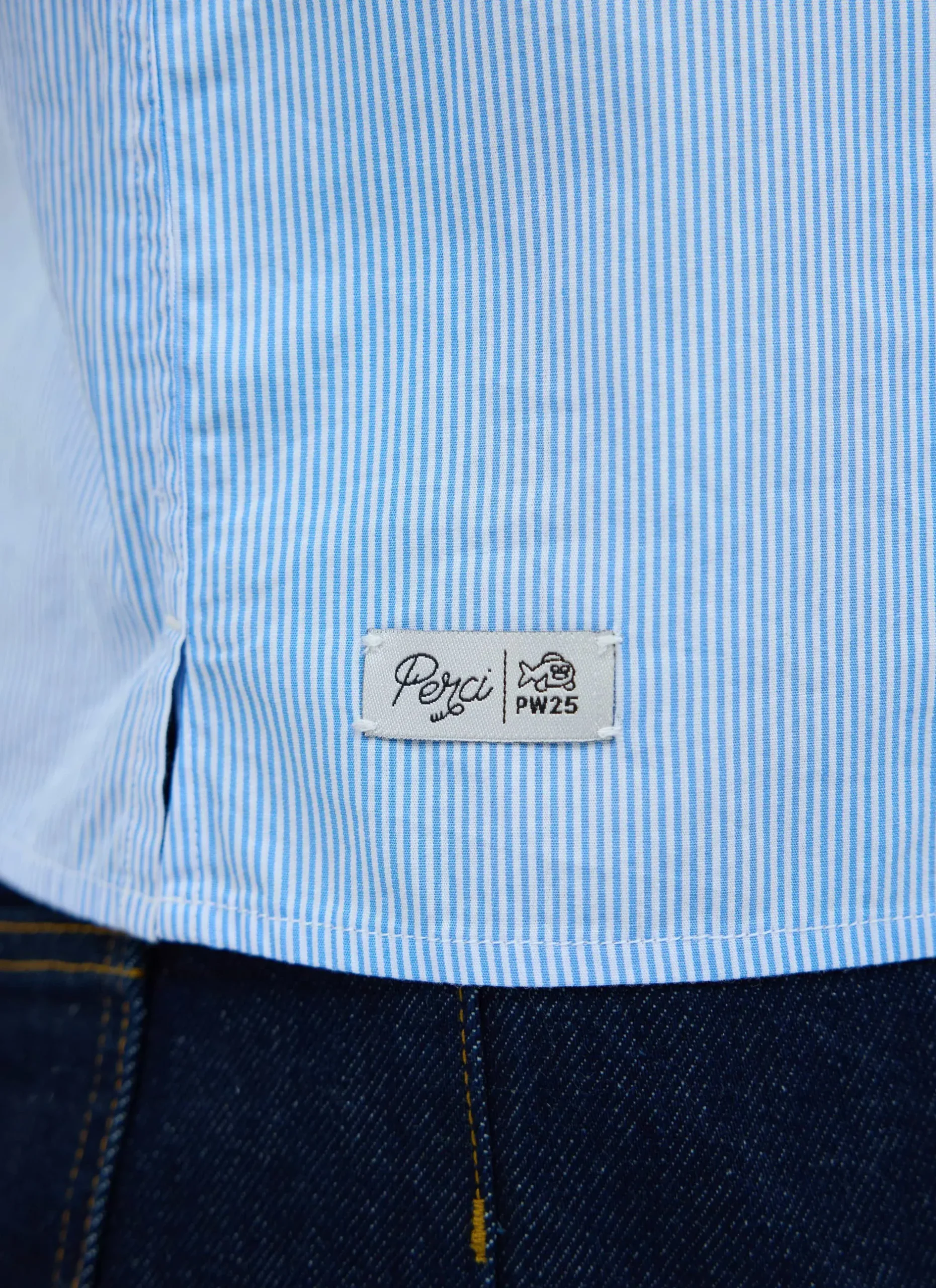 Percival Short Sleeve Shirts^Sunflower Stripe Shirt Blue Stripe