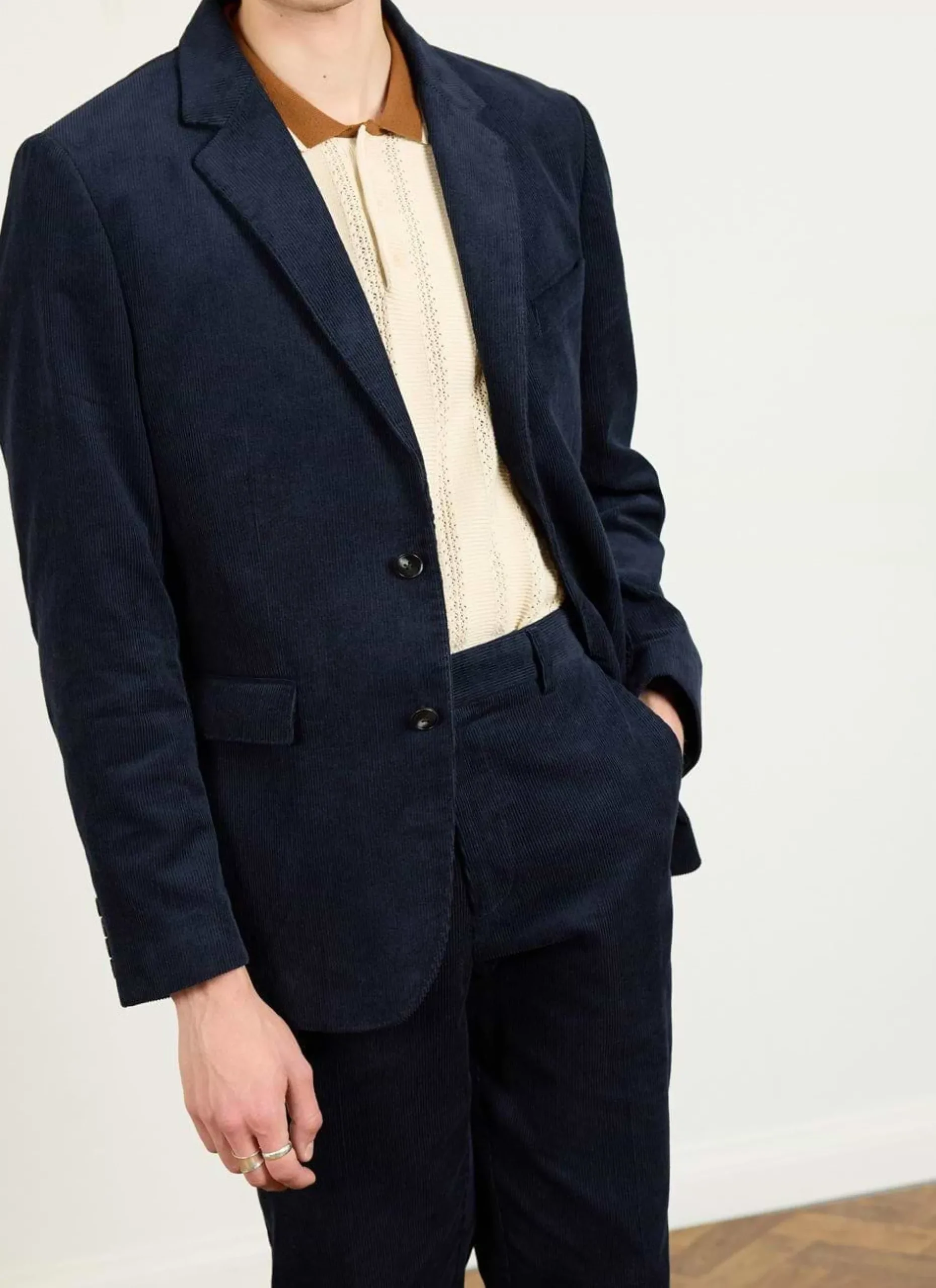 Percival Race Day Suits|Work Suits^Tailored Blazer Navy