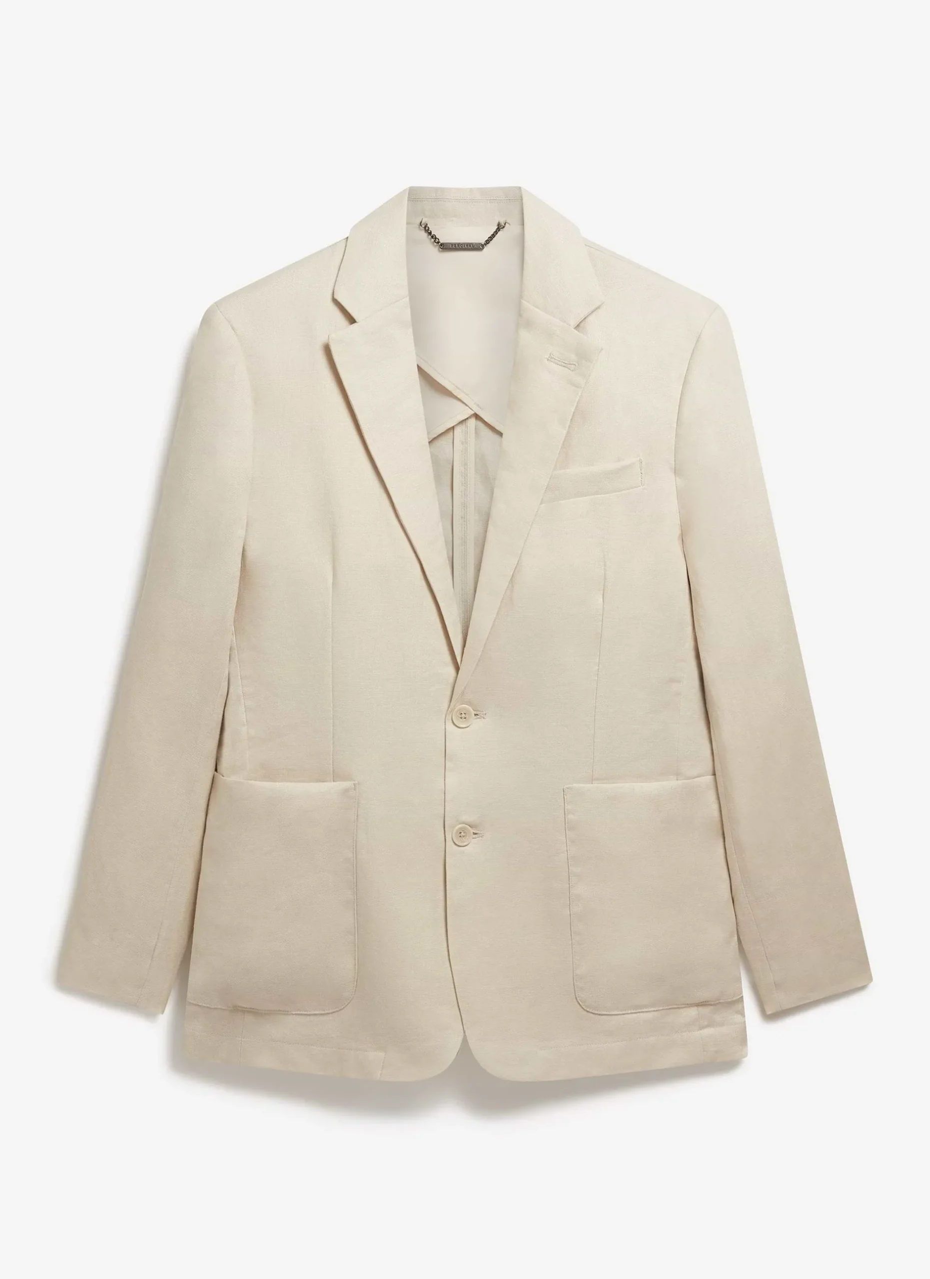 Percival Linen Blazers & Jackets|Race Day Suits^Tailored Linen Blazer Cream