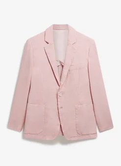 Percival Linen Blazers & Jackets|Work Suits^Tailored Linen Blazer Dusty Pink