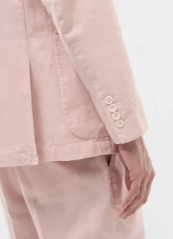 Percival Linen Blazers & Jackets|Work Suits^Tailored Linen Blazer Dusty Pink