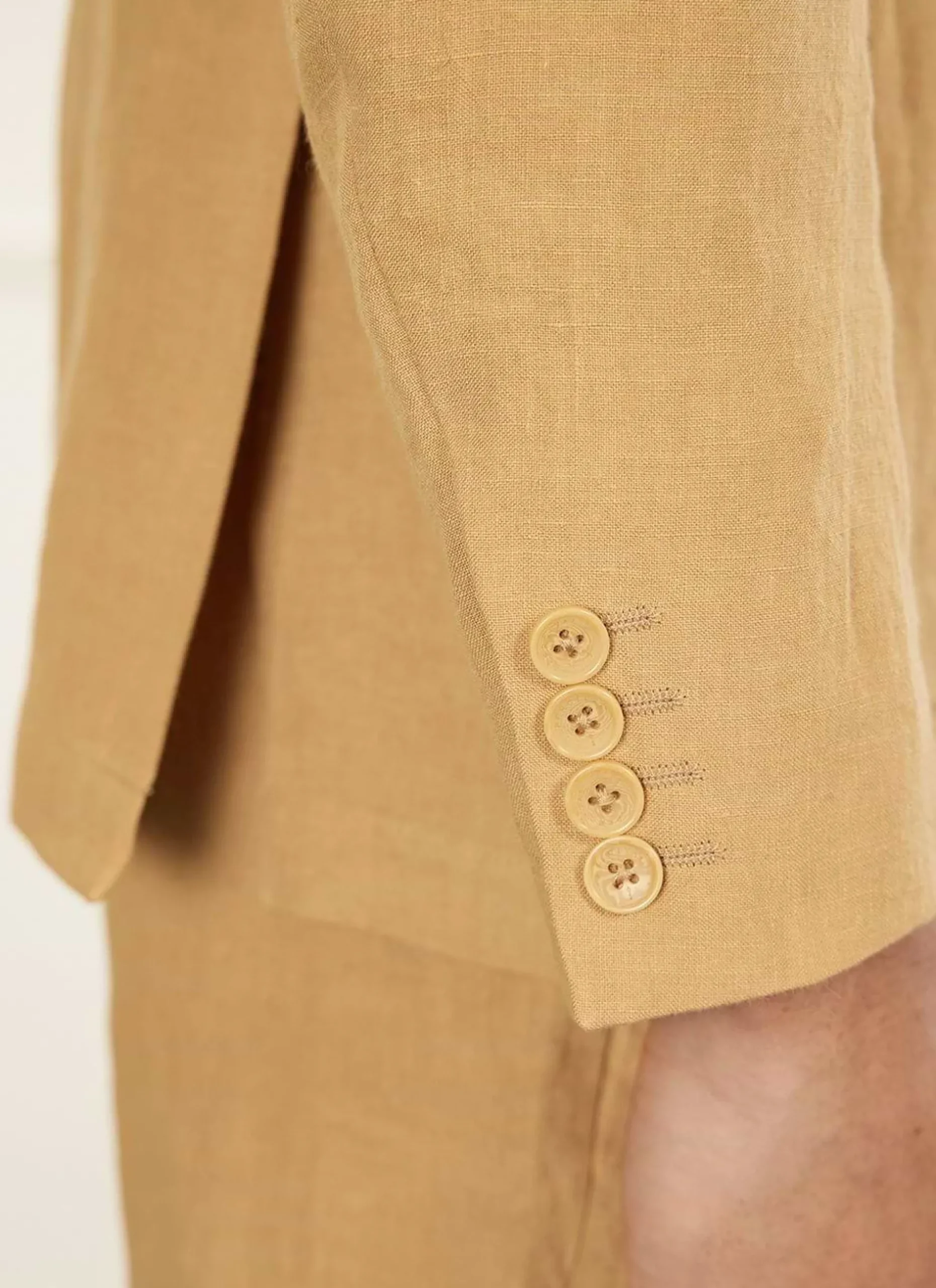 Percival Linen Blazers & Jackets|Race Day Suits^Tailored Linen Blazer Camel