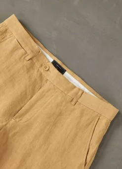Percival Linen Trousers|Suit Trousers^Tailored Linen Trousers Camel