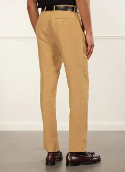 Percival Linen Trousers|Suit Trousers^Tailored Linen Trousers Camel