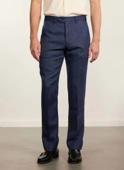 Percival Suit Trousers^Tailored Linen Trousers Royal Blue