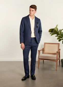 Percival Suit Trousers^Tailored Linen Trousers Royal Blue