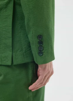 Percival Seersucker Suits|Race Day Suits^Tailored Seersucker Blazer Forest