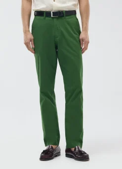 Percival Straight Leg Trousers|Seersucker Suits^Tailored Seersucker Trousers Forest