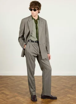 Percival Straight Leg Trousers|Race Day Suits^Tailored Tapered Trousers Grey