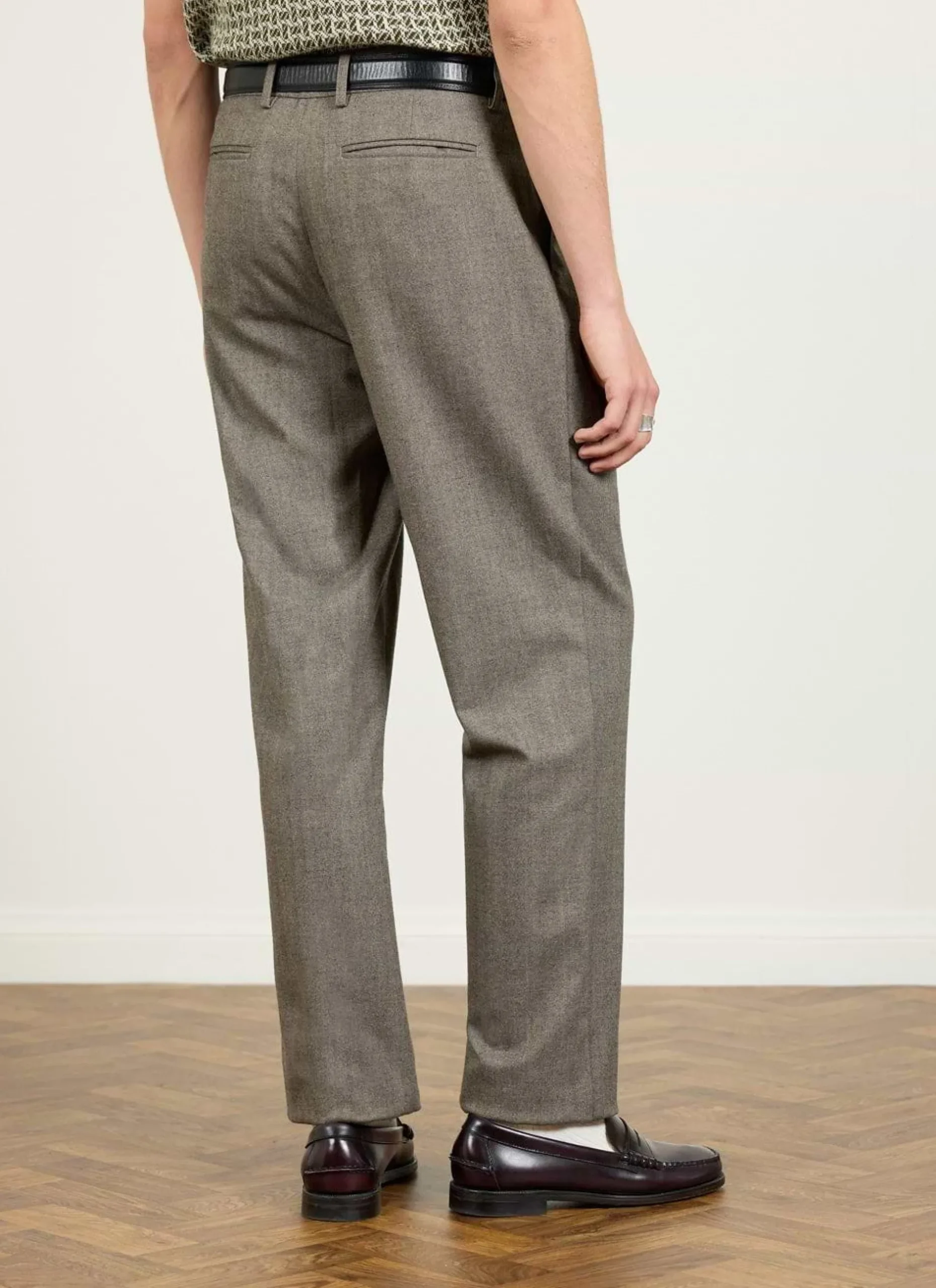 Percival Straight Leg Trousers|Race Day Suits^Tailored Tapered Trousers Grey