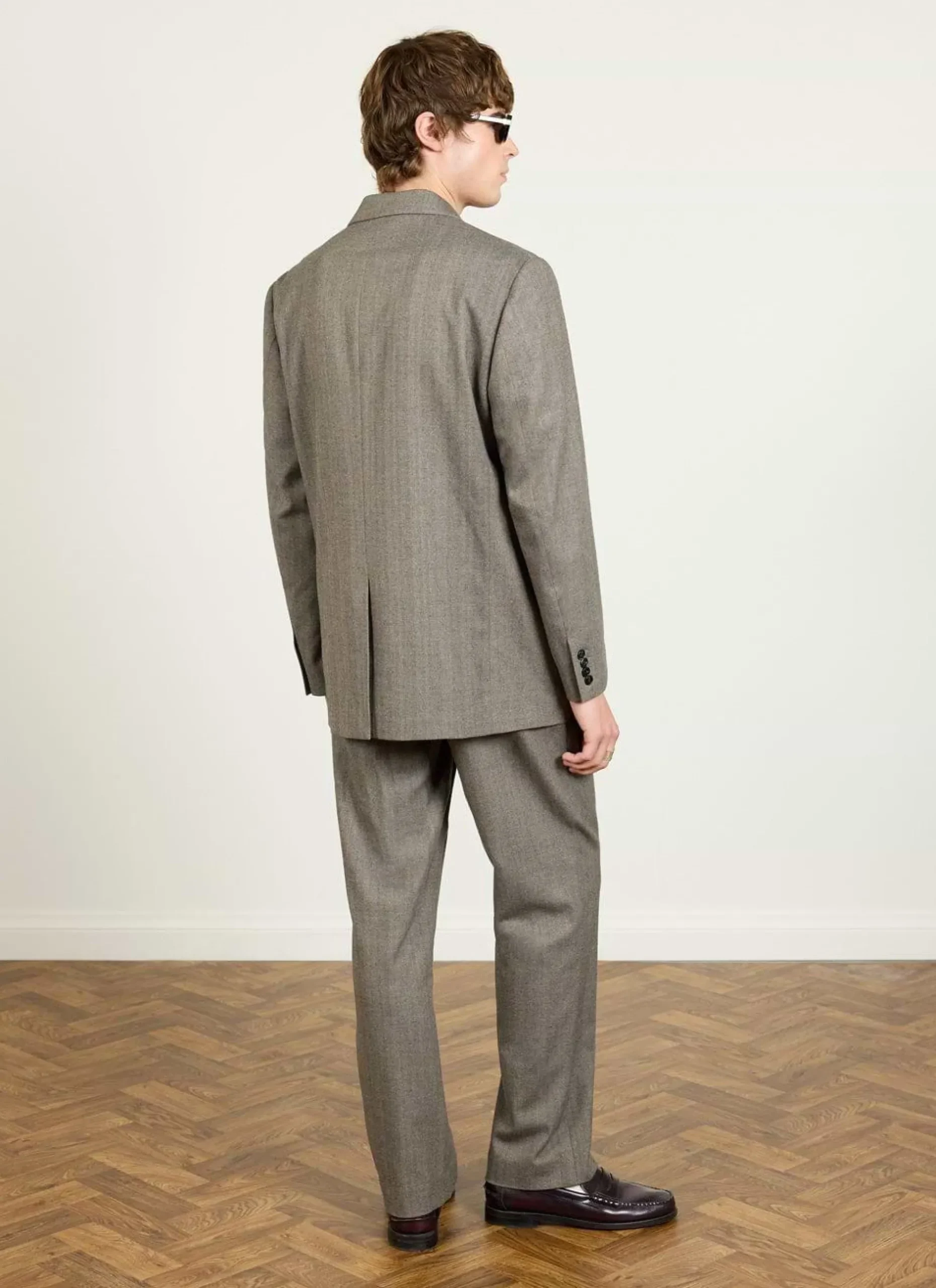 Percival Straight Leg Trousers|Race Day Suits^Tailored Tapered Trousers Grey