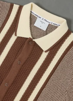 Percival Knitted Shirts|Knitted Polo Shirts & Knitted Shirts^Teramo Knitted Polo Shirt Ecru