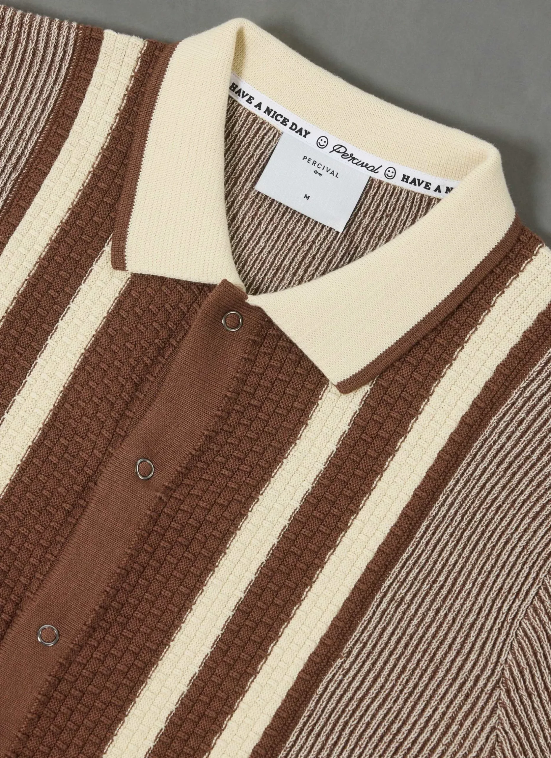Percival Knitted Shirts|Knitted Polo Shirts & Knitted Shirts^Teramo Knitted Polo Shirt Ecru