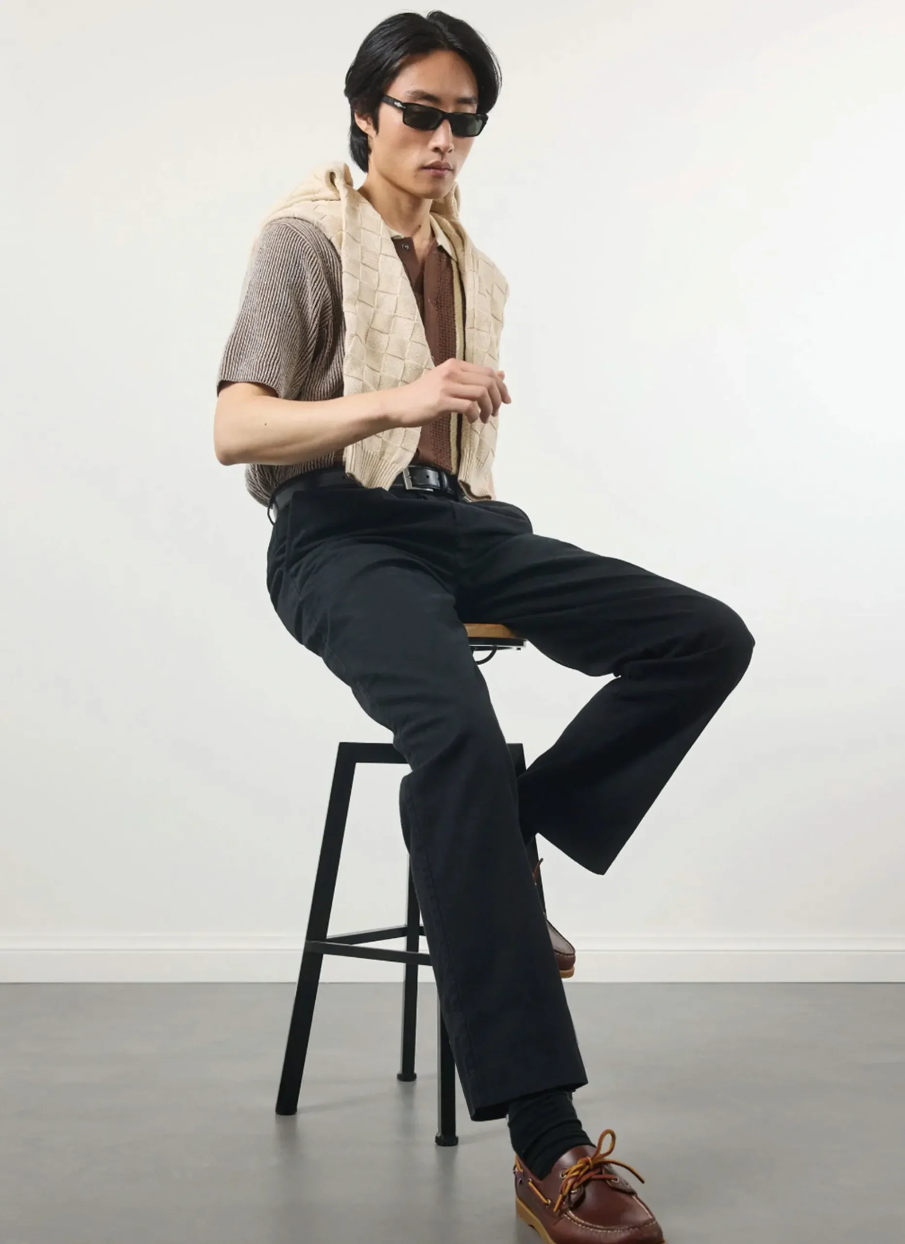 Percival Knitted Shirts|Knitted Polo Shirts & Knitted Shirts^Teramo Knitted Polo Shirt Ecru