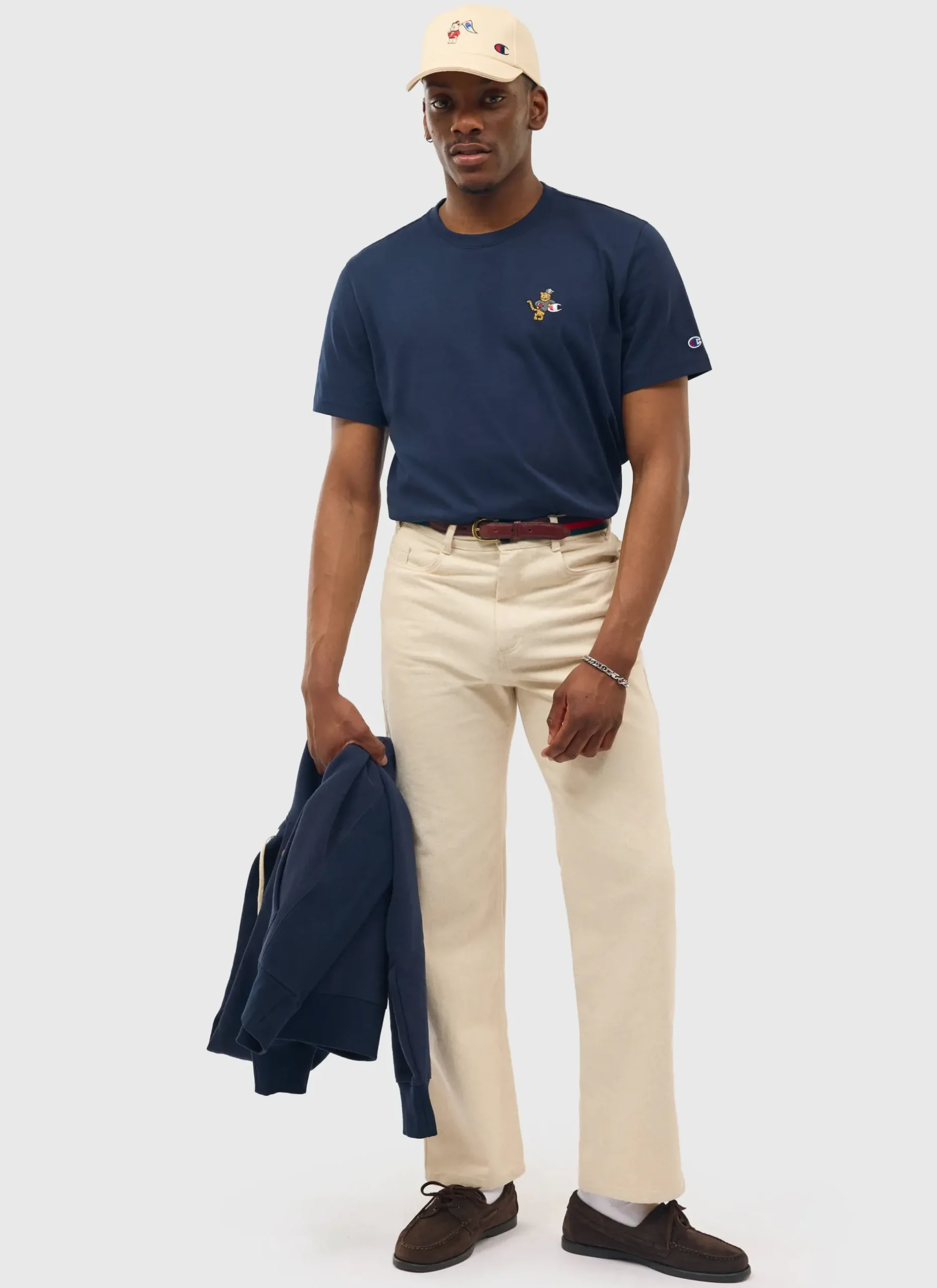 Percival Regular Fit T-Shirts^Tiger Mascot Regular Fit T Shirt Navy