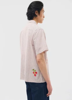 Percival Short Sleeve Shirts|Boxy Shirts^Tomato Boxy Clerk Shirt Ecru