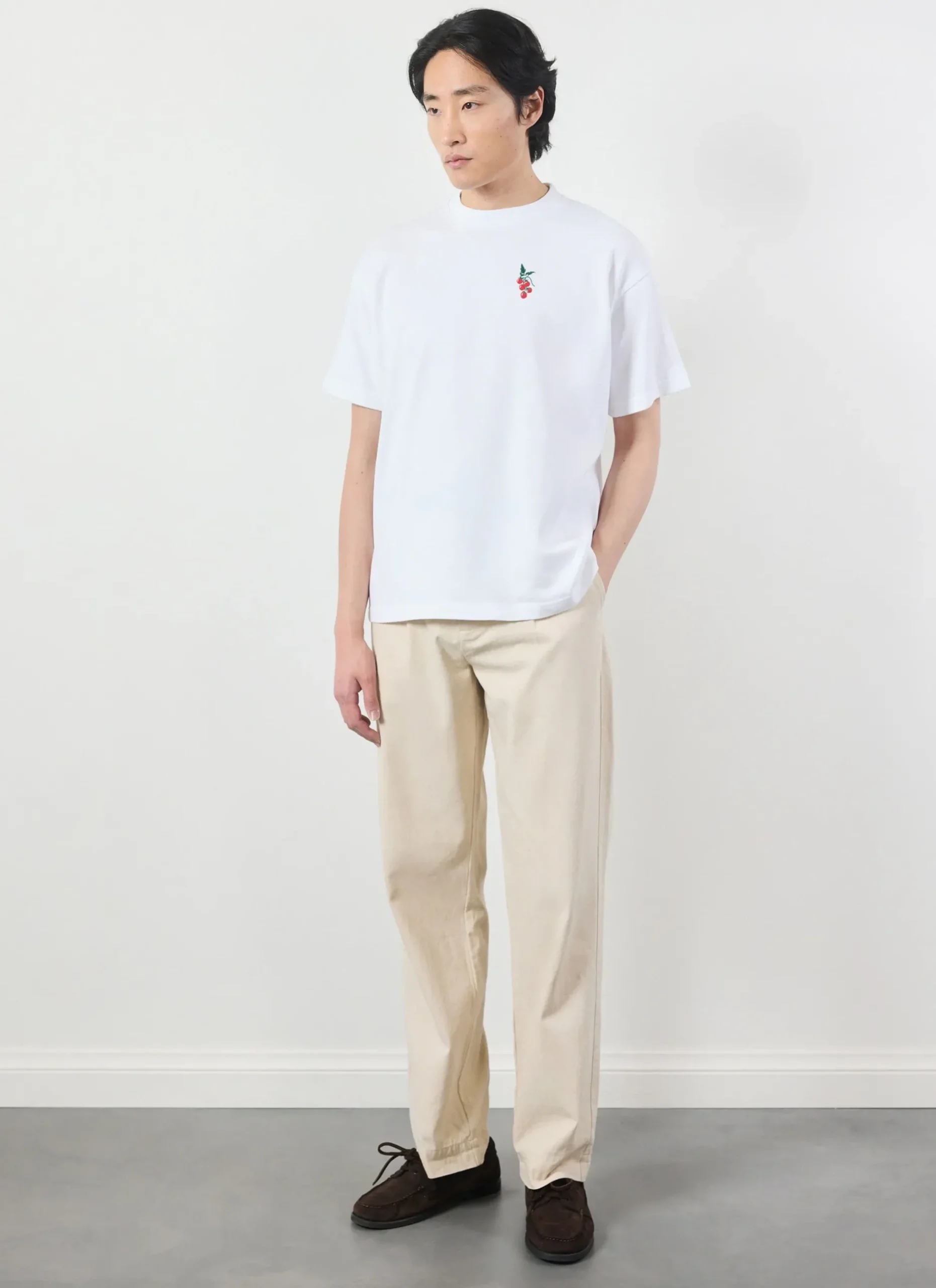 Percival White T-Shirts|Regular Fit T-Shirts^Tomato T Shirt White