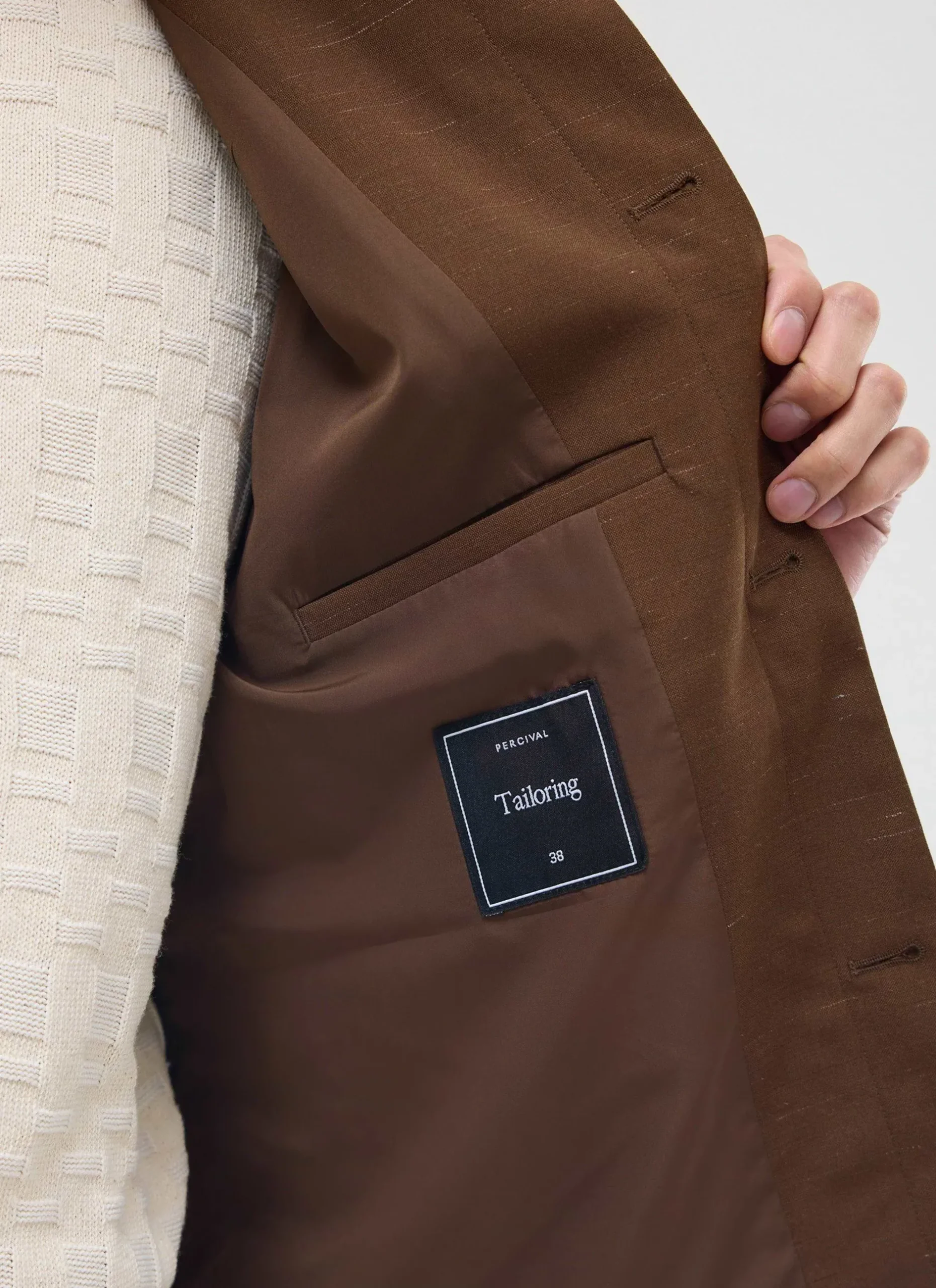 Percival Race Day Suits|Work Suits^Trentino Tailored Patch Pocket Jacket Brown